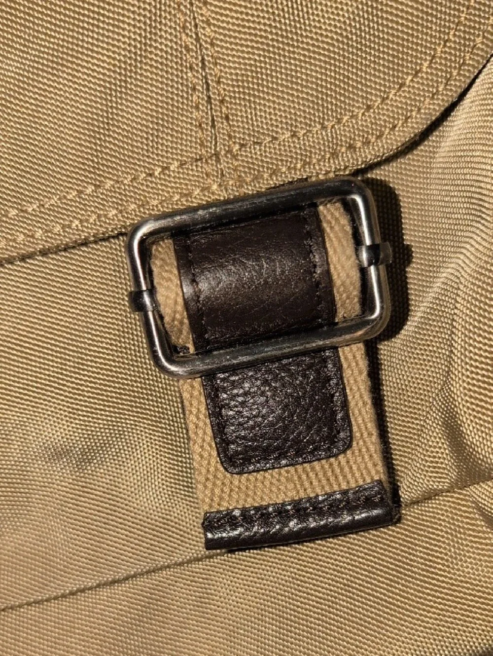 Banana Republic Beige And Brown Laptop Messenger Bag